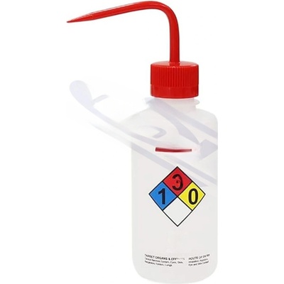 Tryska s potiskem Aceton, 500 ml, samočeřicí, LDPE, závit 28 mm
