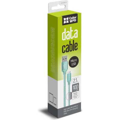ColorWay CW-CBUM002-MT USB MicroUSB 2.1A, 1m, mátový