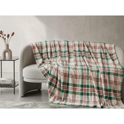 Textilomanie Mikroplyšová deka WINTER PLAID farebná 150x200