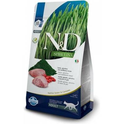 N&D cat SPIRULINA GF adult lamb Kópia 0,3 kg