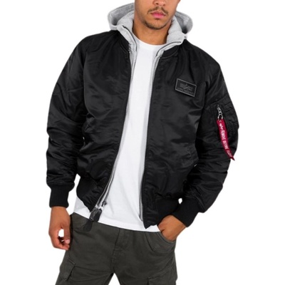 Alpha Industries zimná bunda MA-1 D-Tec black čierna