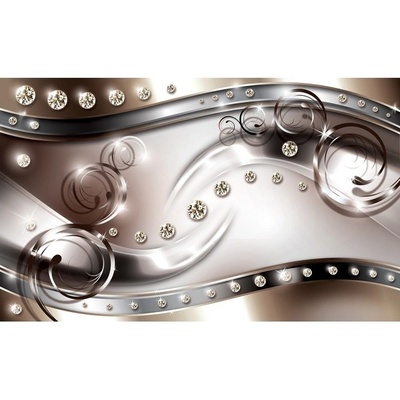 Preinterier FT4657 Fototapeta na stenu Hnedo diamantový ornament vlies 104cm x 70cm