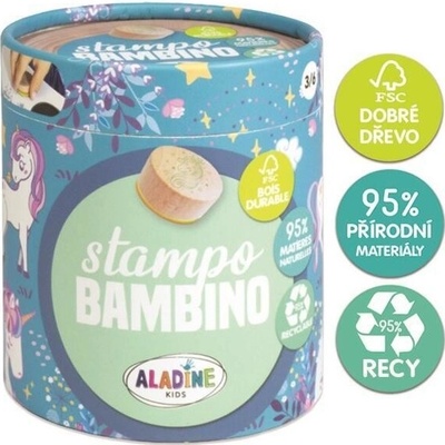 Aladine Dřevěná razítka StampoBambino Jednorožci