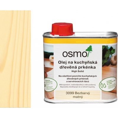 Osmo 3099 Olej na kuchyňská dřevěná prkénka 0,5 l bezbarvá matný – Hledejceny.cz