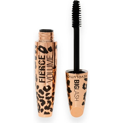 Revolution Big Lash Fierce Volume řasenka pro objem a zahuštění řas Black 9 g