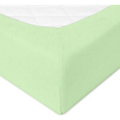 Babymatex Nepremokavé prestieradlo froté Zelené 70x140