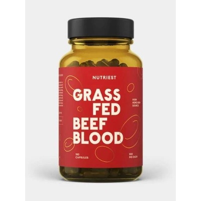 Nutriest Hovězí krev grass fed, 180 kapslí