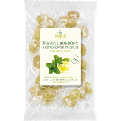 Grešík Citrónové bonbóny s medem 100 g