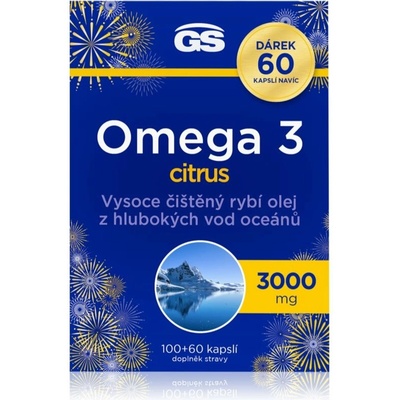 GS Omega 3 citrus 100+60 kapslí – Hledejceny.cz