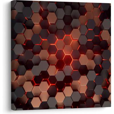 Obraz - Futuristická abstrakcia, jednodielne 30x30 cm
