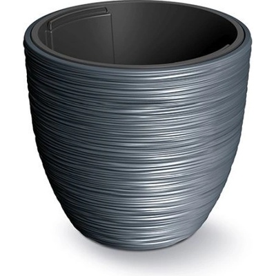 Prosperplast Květináč s vkladem FURU antracit 29,8cm