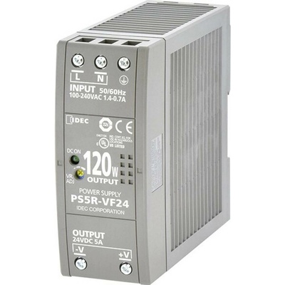 Idec PS5R-V Series sieťový zdroj na montážnu lištu (DIN lištu), 24 V, 5. A, 120 W, výstupy 1 x