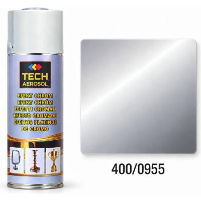 PRO-TECH Chrom efekt dekoratívna farba v spreji 400 ml – strieborná