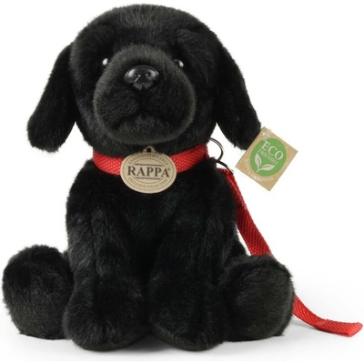 Eco-Friendly labrador čierny s vodítkom 28 cm
