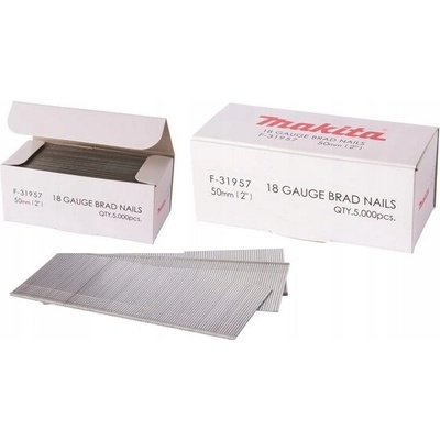 MAKITA Klince do klincovačky 50mm pre AF505 AF506 5000ks F-31957