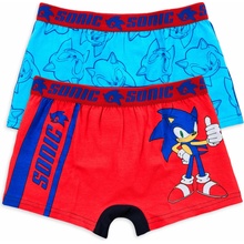 Chlapecké boxerky SONIC ET 2, balení 2ks, modré a červené