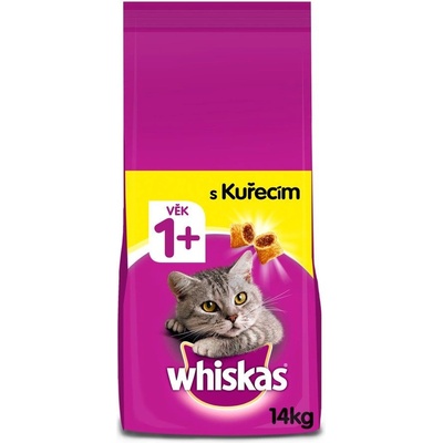 Whiskas Adult s kuracím mäsom 14 kg