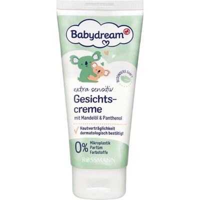 Babydream Krém na obličej extra sensitive 100 ml