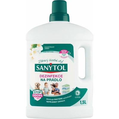 Sanytol Biele kvety Dezinfekcia na biele aj farebné prádlo a práčky 1,5 l
