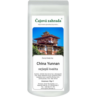 Čajová zahrada China Yunnan Black FOP černý čaj 90 g