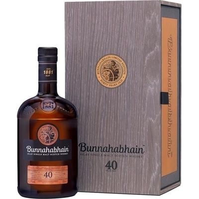 Bunnahabhain 40y 41,9% 0,7 l (kazeta)