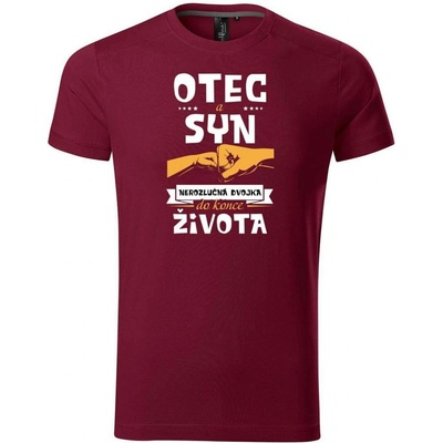 Dobrý Triko pánské tričko Nerozlučná dvojka Garnet – Hledejceny.cz