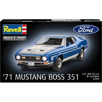 Revell '71 Ford Mustang Boss 351 - Model Kit Revell 1:25