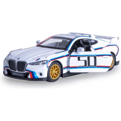 JAMARA Kovový model BMW 3.0 CSL Batmobile v měřítku 1:42 bílý