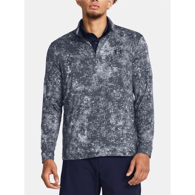 Under Armour Playoff Printed 1/4 Zip šedá