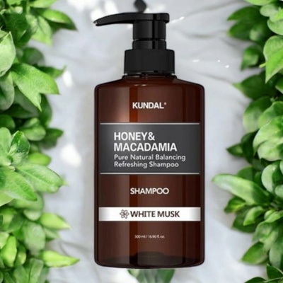 Kundal Honey&Macadamia Shampoo White Musk 500 ml
