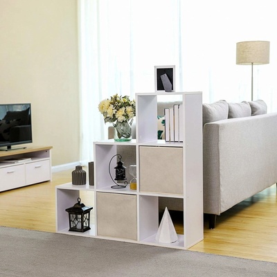 SONGMICS Regál bílý 6 kostek 98x98 cm