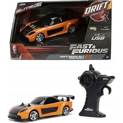 Jada RC Rychle a zběsile Drift Mazda RX-7 2009 1:24