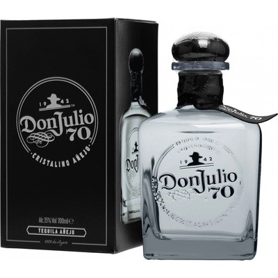 Don Julio 70 Crystal Claro Añejo 35% 0,7 l (karton)