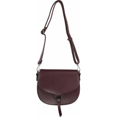 LANA dámska crossbody koženková kabelka Bordová