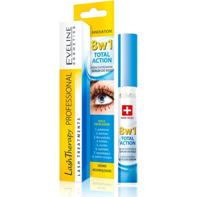 Eveline Lash Therapy Professional koncentrované sérum na řasy 8v1 Lash Treatments 10 ml – Hledejceny.cz
