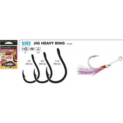 Kamatsu Assis Hook Jig Heavy Ring 300lb vel.7 2 ks