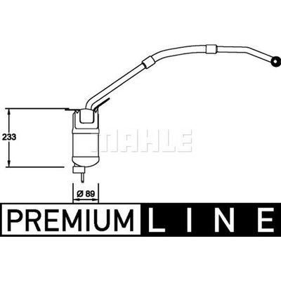 MAHLE Vysoušeč klimatizace MAO AD 273 000P