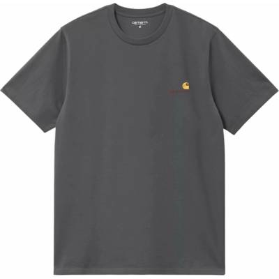 Carhartt WIP S/S American Script Graphite