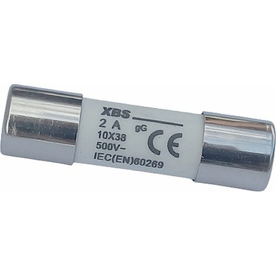 CB Elektro Poistka valcová 10x38mm, 2A gG 500V (XBS)