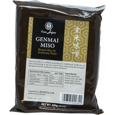 MISO genmai, hnědá rýže MUSO 400 g – Hledejceny.cz