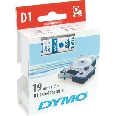 DYMO pásky D1 19mm štandard Modrá na bielej