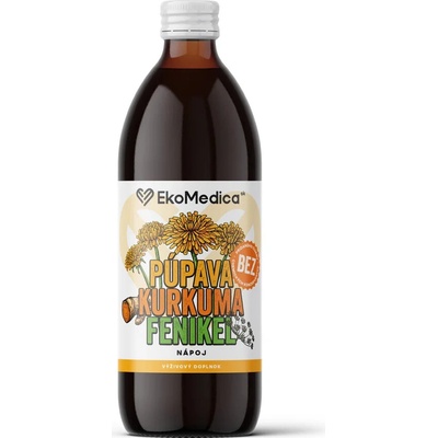EkoMedica SK PÚPAVA KURKUMA FENIKEL nápoj 500 ml