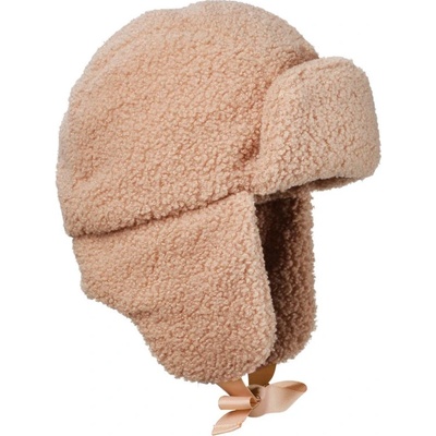 Elodie Datails čepice ušanka pink Bouclé