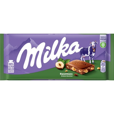 Milka oříšková 90 g