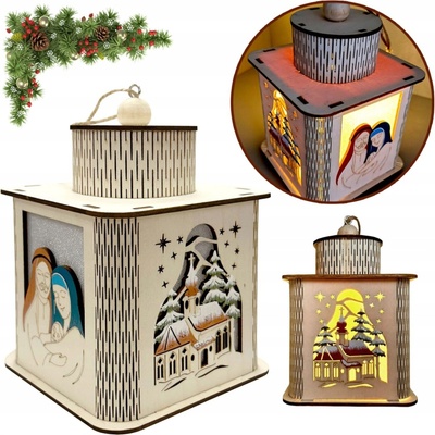 Lampáš drevo Artykuły Religijne 16 cm
