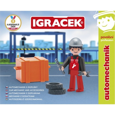 EFKO Igráček Automechanik s doplňky 21012