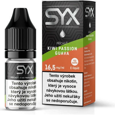 SYX NS Kiwi Passion Guava 10 ml 16,5 mg