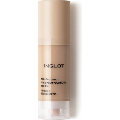 Inglot Skin Focused Care Face Foundation SPF50 krycí make-up SPF50 306 Medium Beige 30 ml