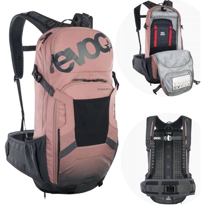Evoc FR Enduro 16l dusty pink/carbon grey