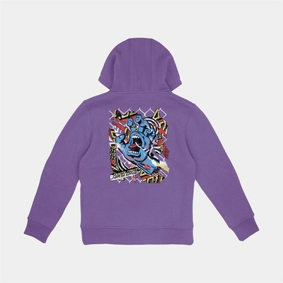 Santa Cruz Youth Damaged Hand Hood Fresh Purple